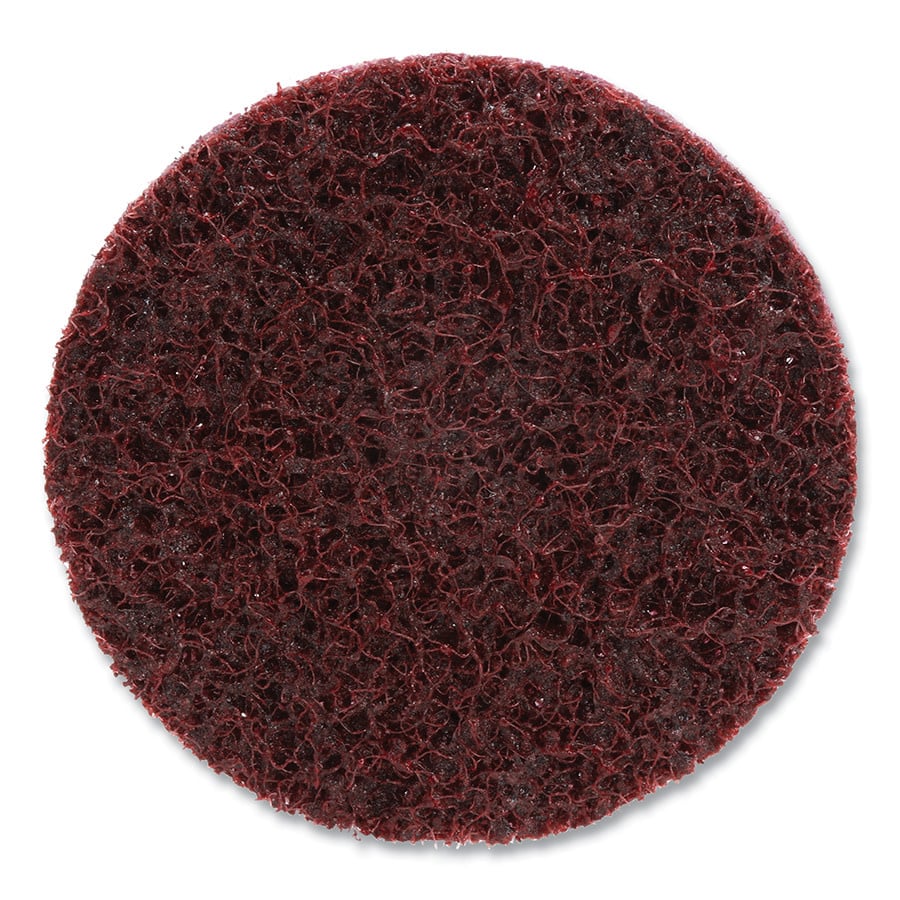 Scotch-Brite™ Roloc™ Cakera Perapian Permukaan 2" TR Medium Maroon (10 Pek)