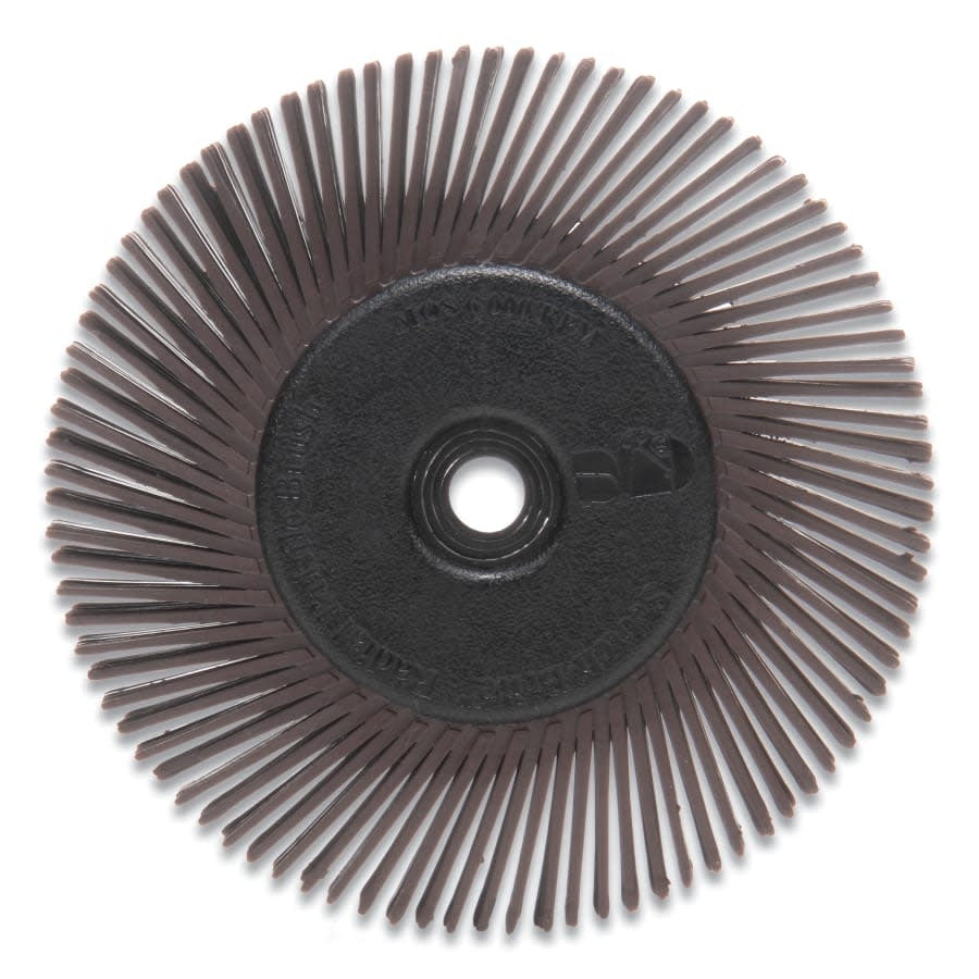 Scotch-Brite™ Radial Bristle Disc 6'' for the Bench Grinder Brown 36 Grit