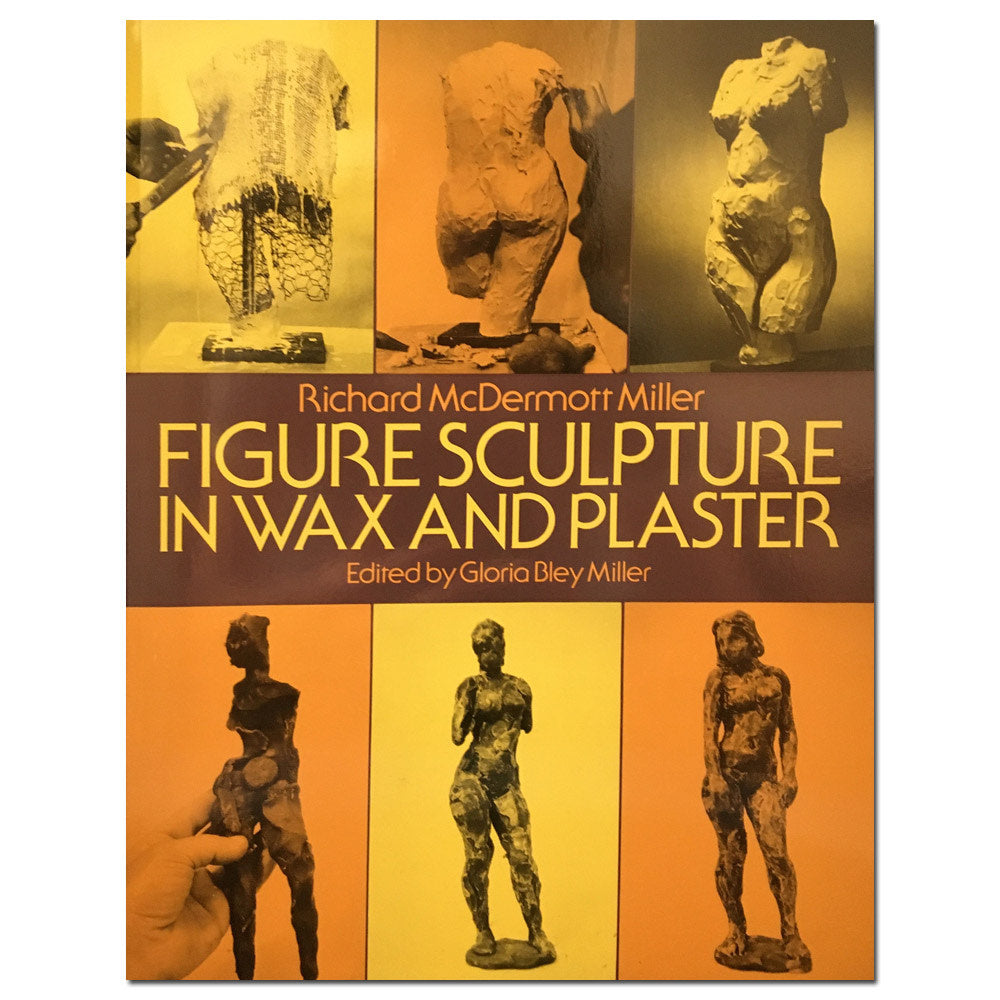 Figura Escultura en Cera y Yeso Libro