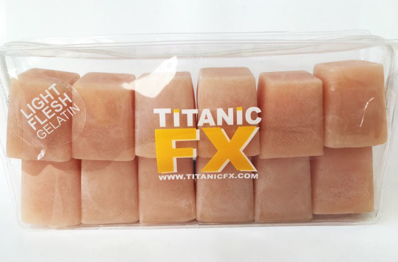 TITANIC FX PROSTHETIC GELATIN - Light FLESH COLOUR (1KG)