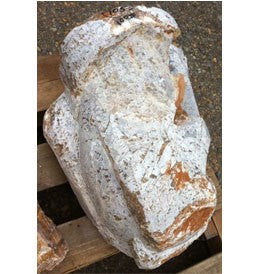 Mantequilla Scotch Onyx tallada 18''x11''x8'' Piedra de 100 lb