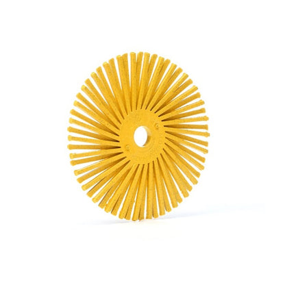 Scotch-Brite™ Radial Bristle Disc 3'' Yellow 80Grit (5 Pack)