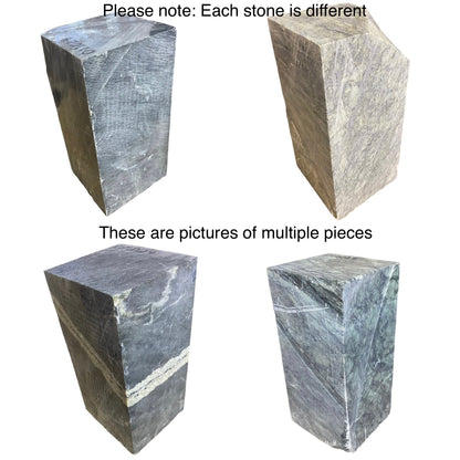 Batu Sabun Kelabu India/Hijau 35lb Blok 6x6x9