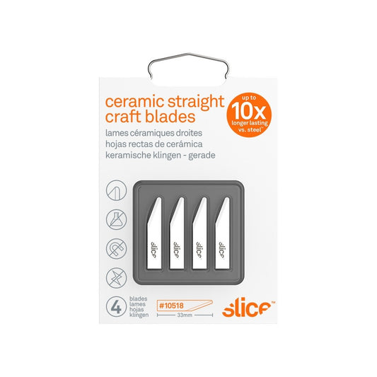 Bilah Kraf (Tepi Lurus, Hujung Bulat) 4 Pek