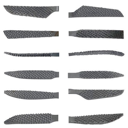 Rasp Keluli Perincian Halus Itali - Set 7 Rasp