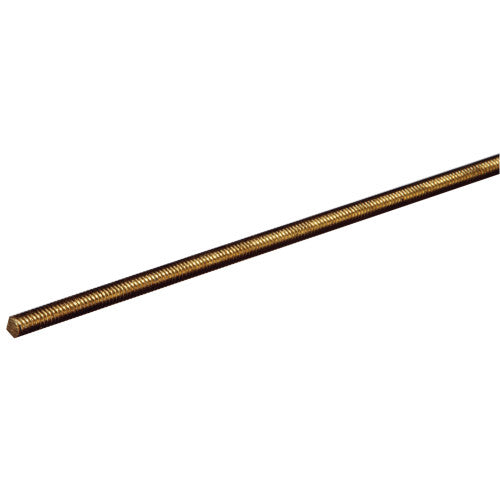 SteelWorks Coarse Threaded Rod Brass 10-24 x 1'