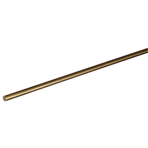 SteelWorks Weldable Solid Brass Rod 3/16" x 3'