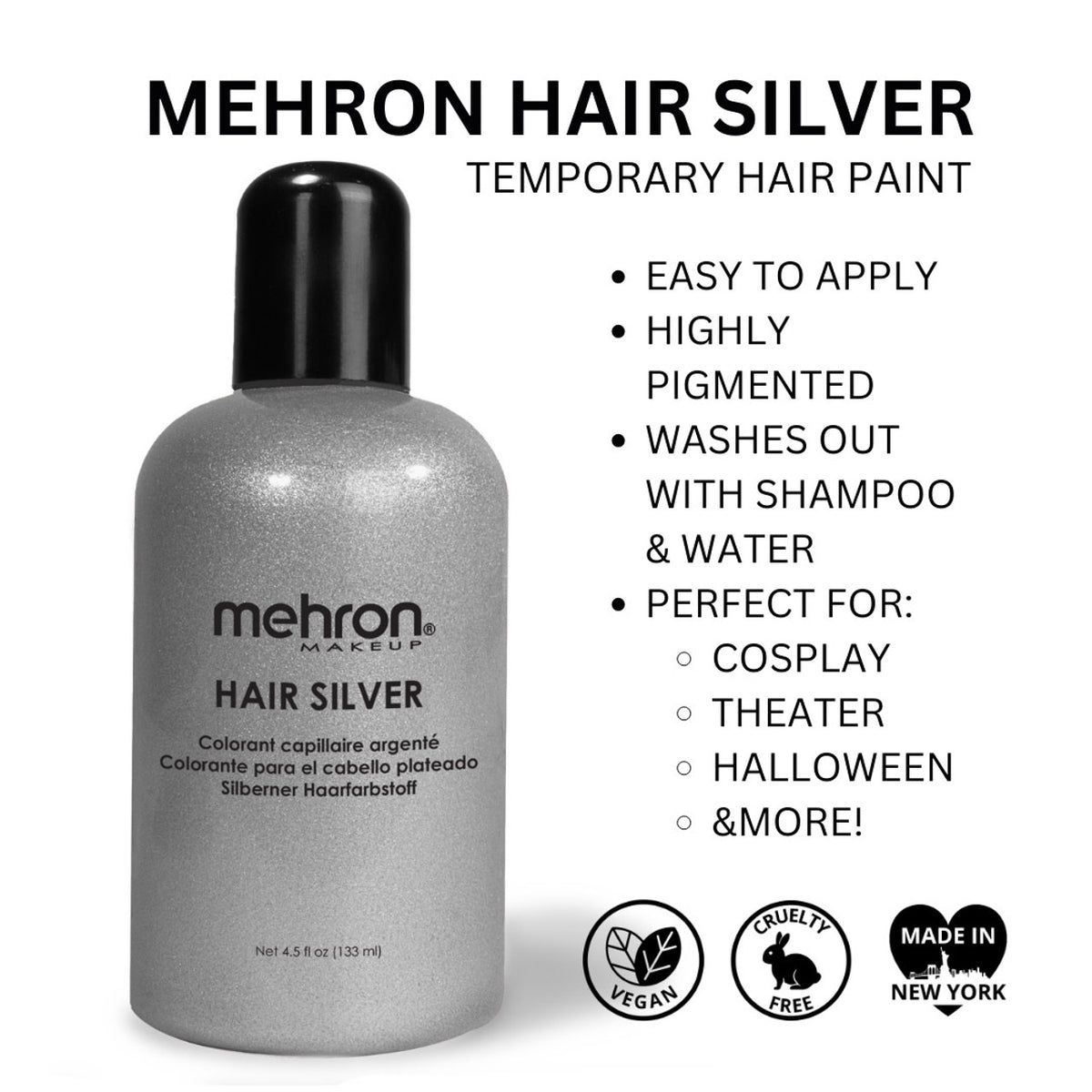 Hair White & Hair Silver
