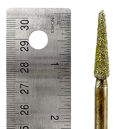 Diamond Burr #06 Taper 1/4x1-1/4" (07-30mm) 1/4" Shaft