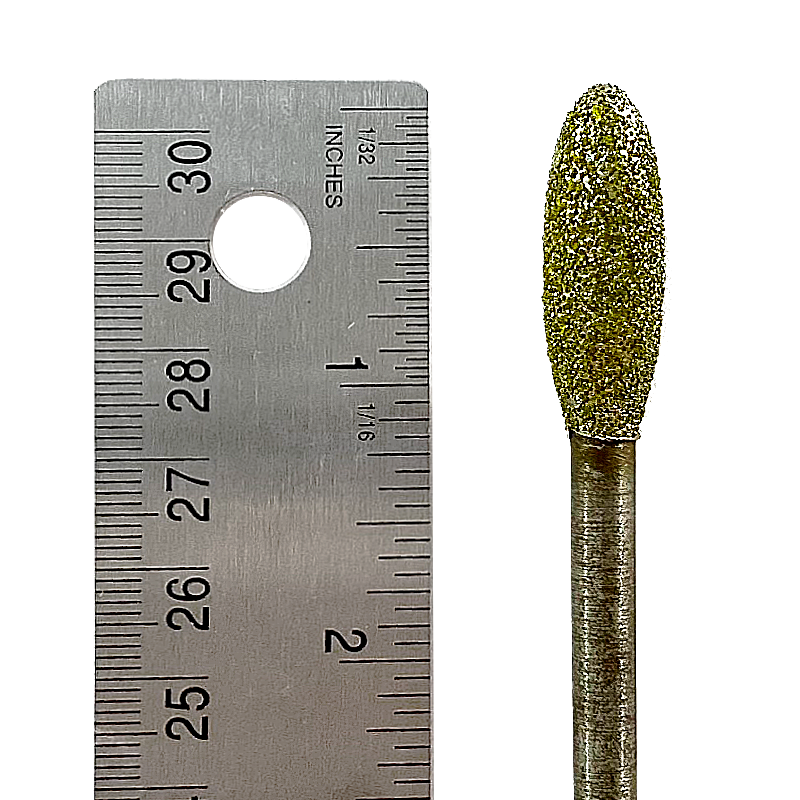 Berlian Burr #07 Bujur 3/8x1" (10x25mm) 1/4" Aci