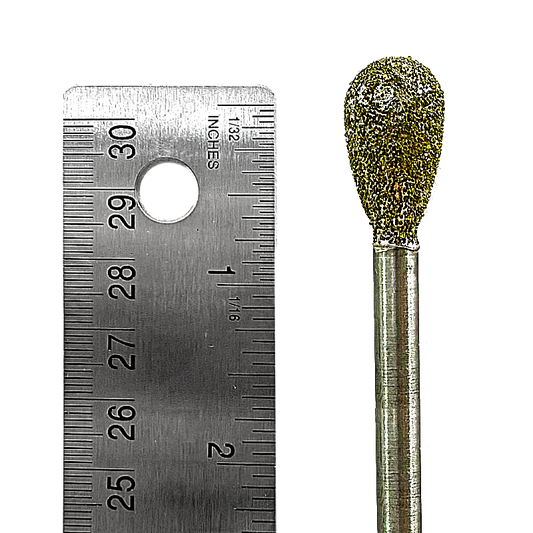 Diamond Burr #08 Titisan Air Mata 1/2x1" (13x25mm) 1/4" Aci