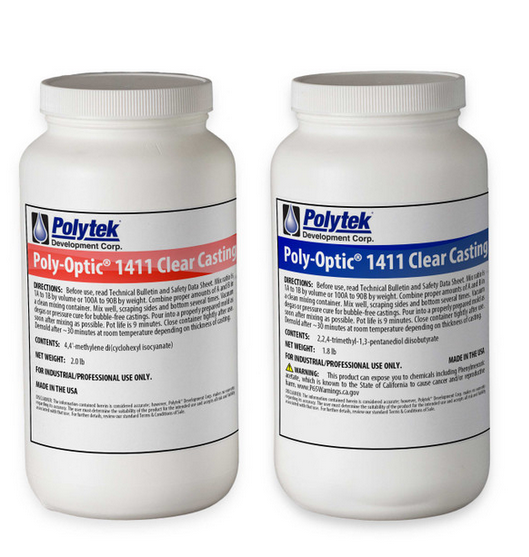 Poly-Optic® 1411 Resin Tuangan Jelas