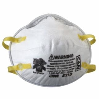 N95 Zarah Tanpa Injap 8210 Respirator 2pk