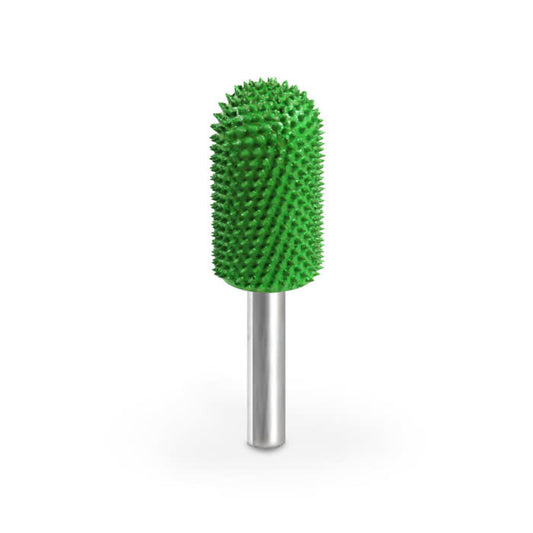 Bola Hidung 5/8" Green Coarse Grit Burr 1/4" Shank