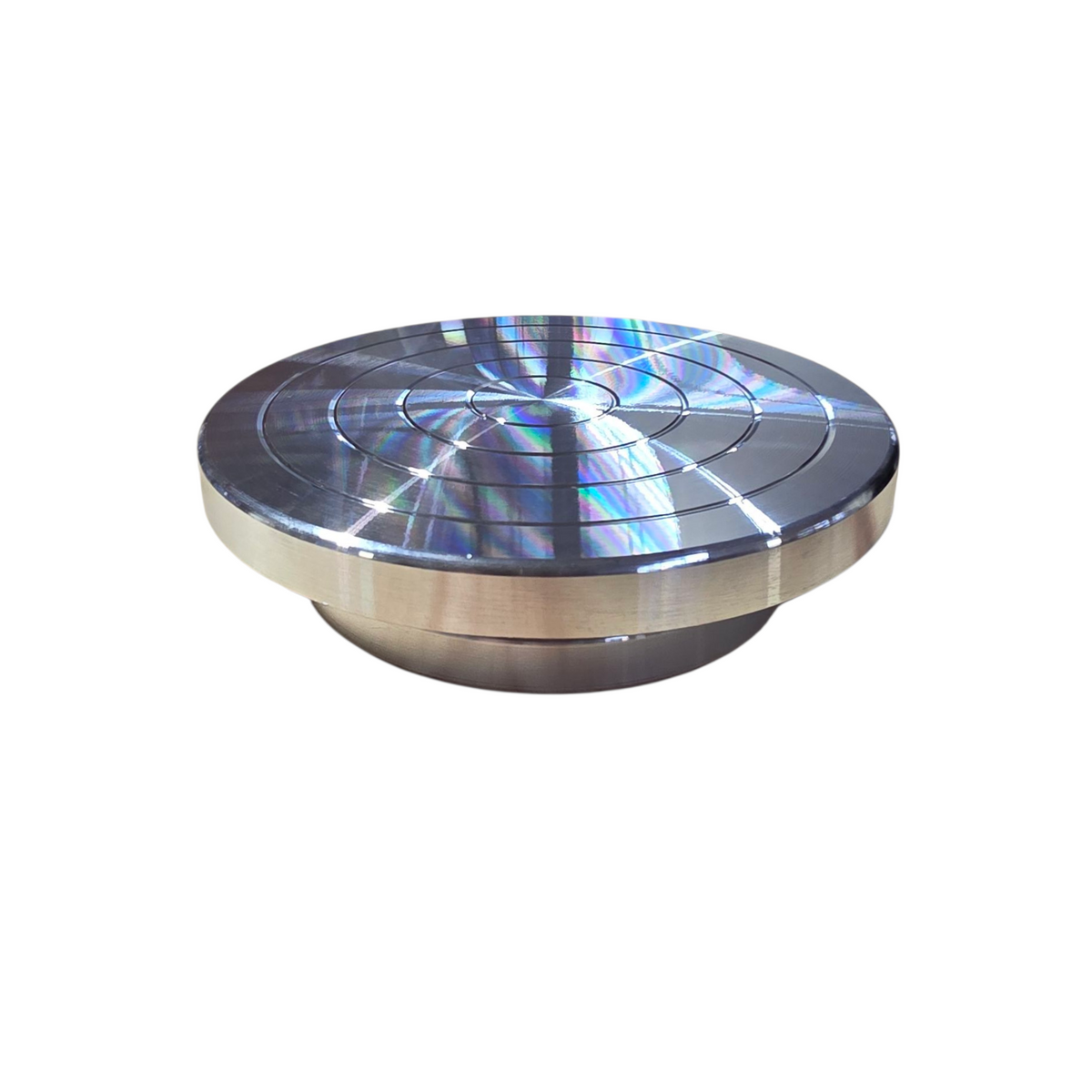 15cm Roda Tembikar Bermuka Dua Aluminium Meja Putar Roda Banding