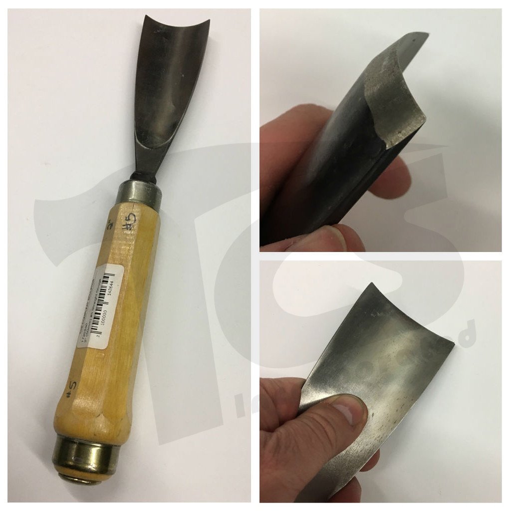 #5 Straight Wood Gouges