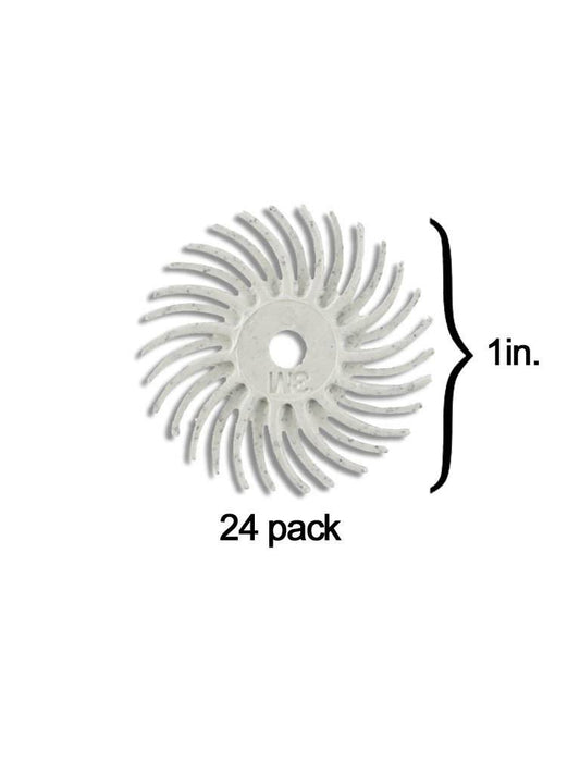 Scotch-Brite™ Radial Bulu Cakera 1'' Putih 120Grit (24 Pek)