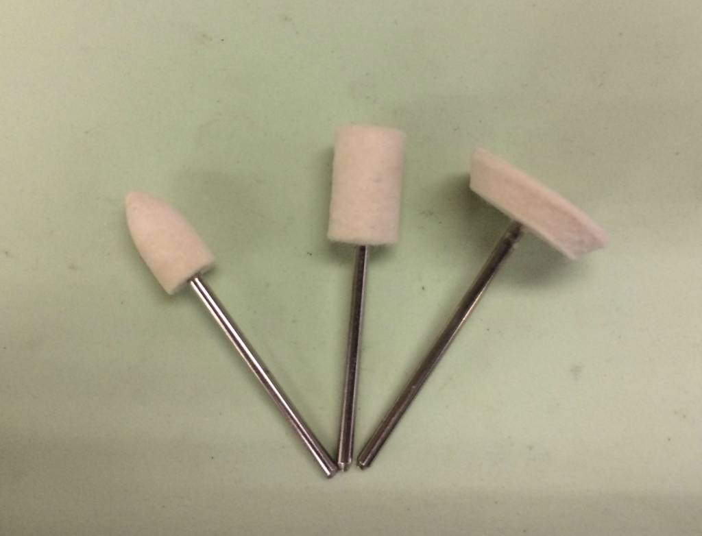 Felt Bobs (Set of 3) 3/32" Shank