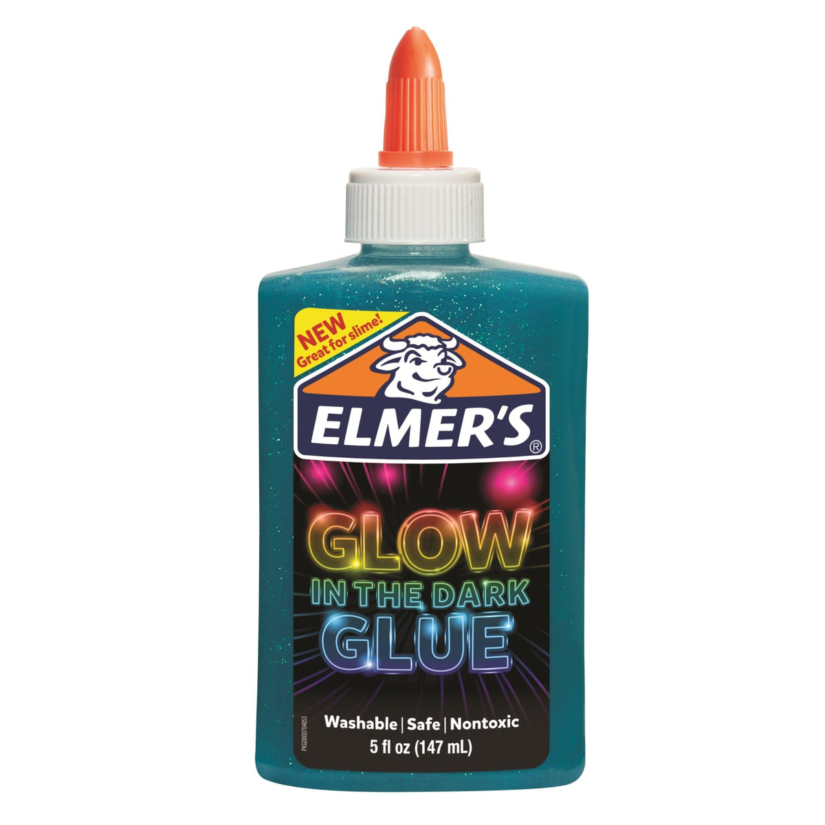 Blue Glow in the Dark Glue 5oz