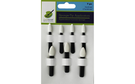 Juego de aplicadores con punta de esponja de 7 piezas
