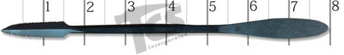 Alat Lilin Bergerigi Keluli Itali