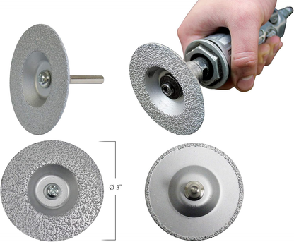 Roda Pengisar Berlian Pateri Vakum 5" (125mm)