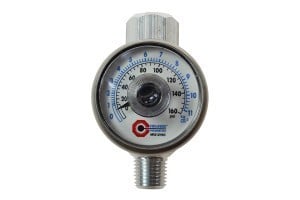 1/4'' Pengatur Aliran Dalam Talian, Tolok 4012G