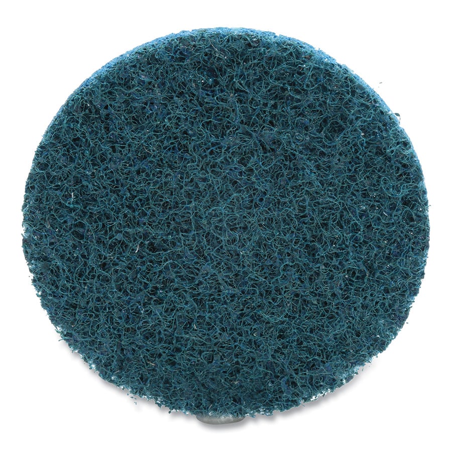 Cakera Penyaman Permukaan Scotch-Brite™ Roloc™ 2" TR Biru Sangat Halus (10 Pek)