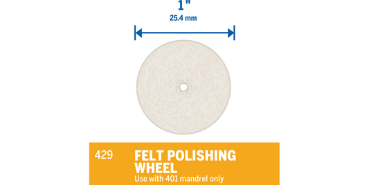 Roda Penggilap Felt 1" #429