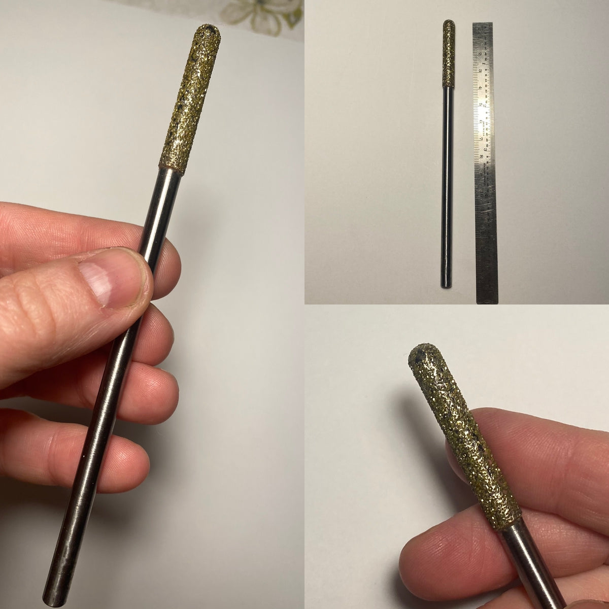 Diamond Burr #05 Pensel 3/8" 10mm -150mm Panjang 1/4" Aci #5