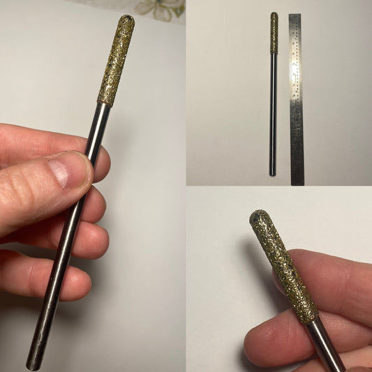 Diamond Burr #05 Pensel 3/8" 10mm -150mm Panjang 1/4" Aci #5