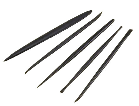 Set Alat Tanah Liat Keluli Arca 5pcs