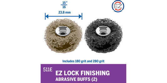 Buff Lelas Kemasan EZ Lock 180 &amp; 280 grit (2 Pek) #511E