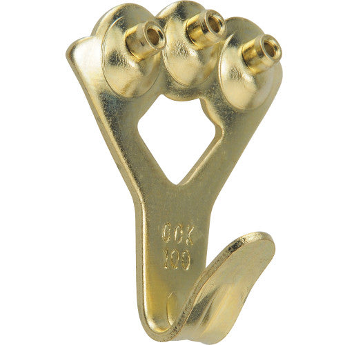 OOK Professional Picture Hangers Brass 100lb 10 Pack