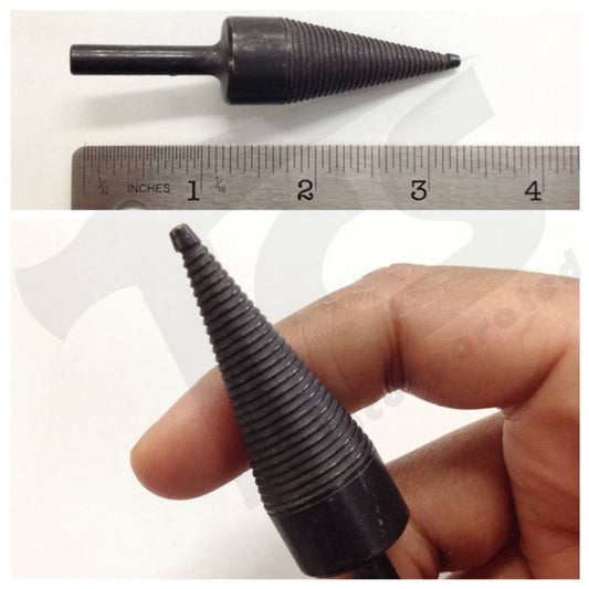 Mandril de punta cónica de 3-5/16" para pulidores estenopeicos (vástago de 1/4") CPM-7