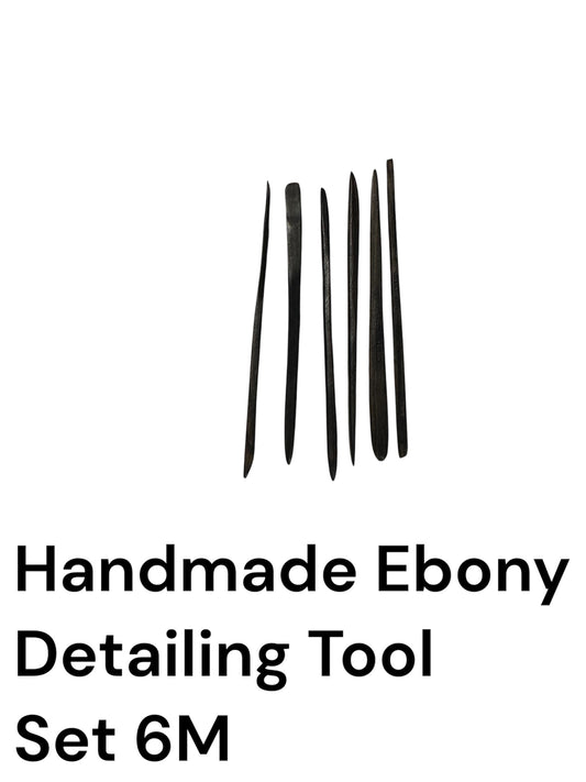 Handmade Ebony Detailing Tool Set 6M