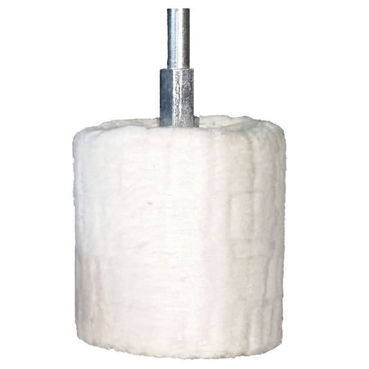 Facer Buff Cylinder 1.5" D 1/4" Shank