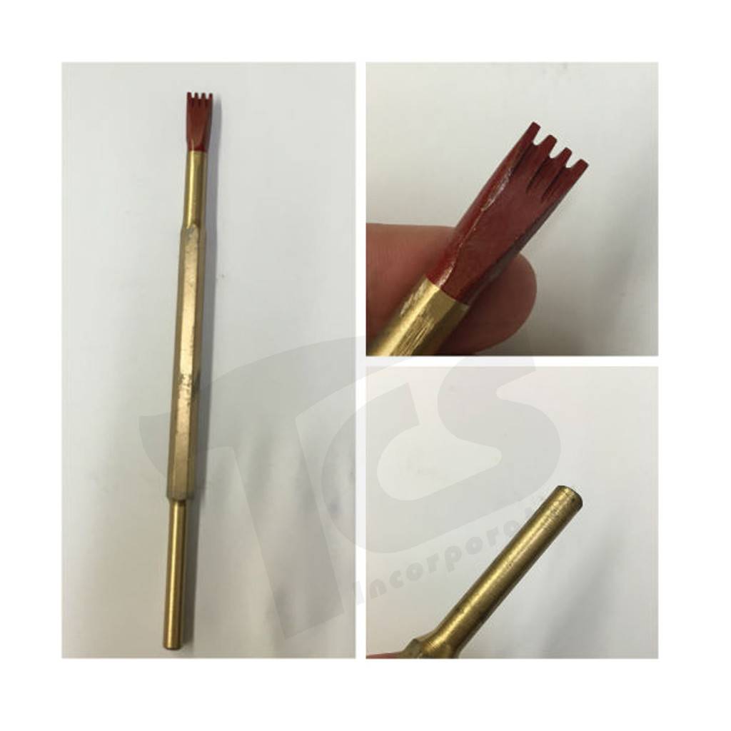 Carbide Pneumatic 4 Gigi Pahat 10mm (7.5mm shank-jenis E)