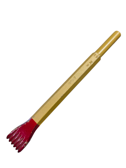 Carbide Pneumatic Tooth Chisels (12.5mm 1/2" shank)