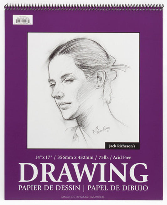 Blocs de dibujo 75#, 14x17