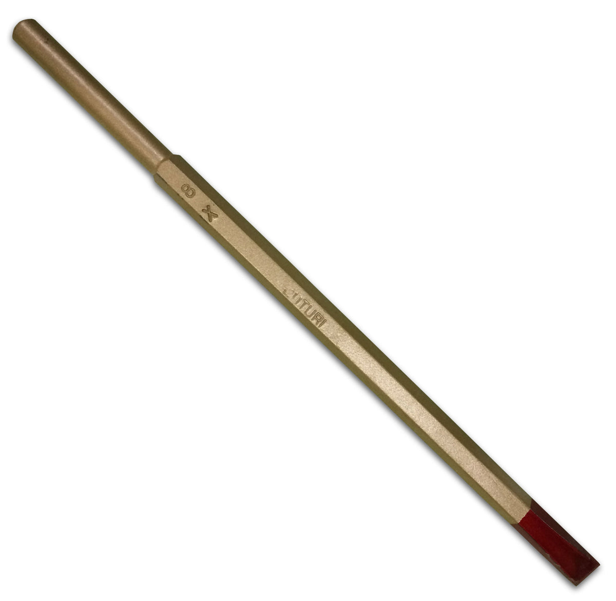 Cinceles planos neumáticos de carburo (vástago tipo E de 7,5 mm)