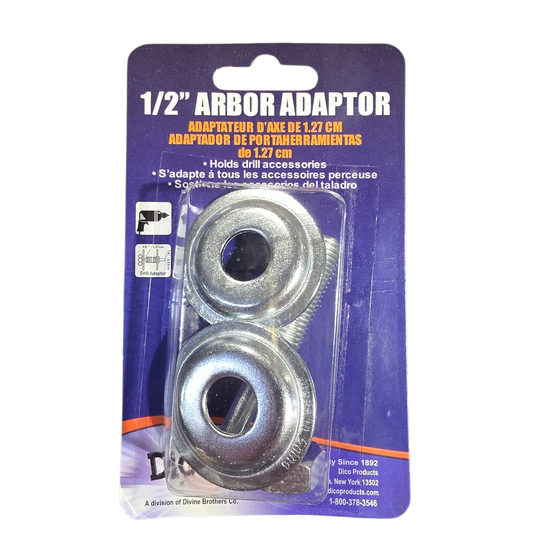 Penyesuai Arbor 1/2'' Lubang hingga 1/4'' Aci