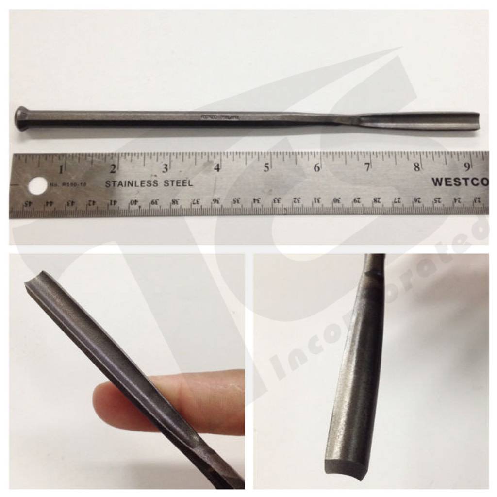 Milani Steel Hand Mallethead Mini Stone Gouge 8mm 3/8