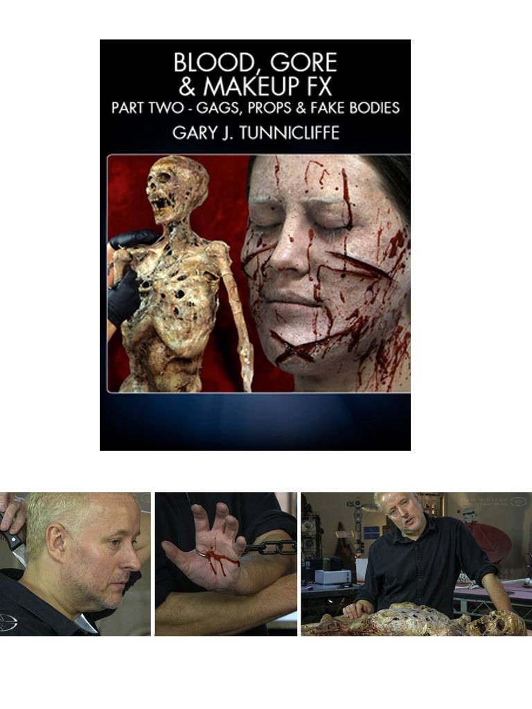 Sangre, sangre, maquillaje FX Parte 2 Tunnicliffe DVD