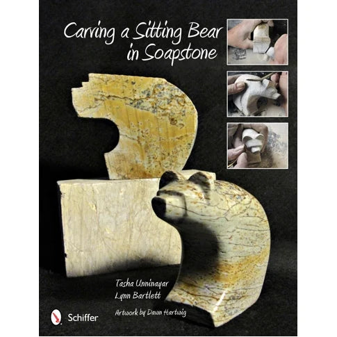 Mengukir Beruang Duduk dalam Buku Soapstone