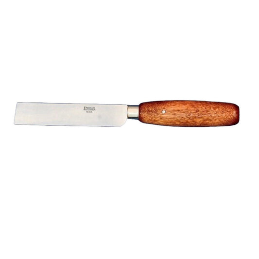 Cuchillo para cera con parte superior plana de 4 pulgadas