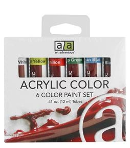 Juego de pintura acrílica .41oz 18 colores