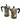 Set Duo Caffettiere Moka in Alluminio Tradizione Italiana 3 Tazza e 6 Tazze