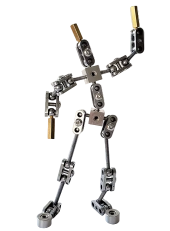 Full Metal Stop Motion Animation Armature