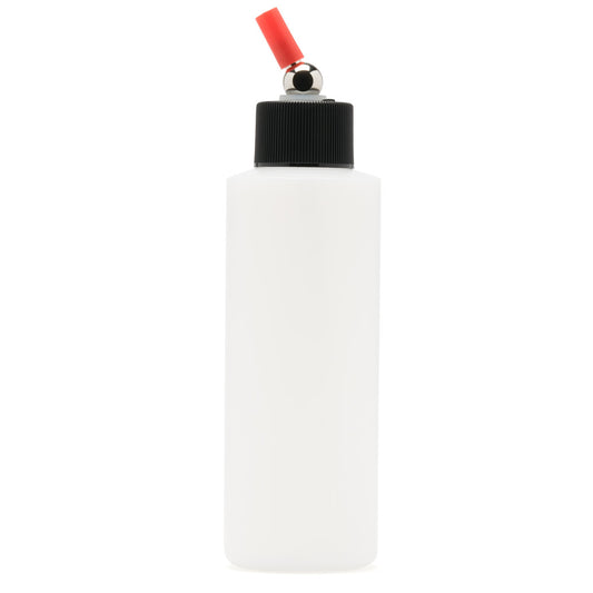 Botol Lutsinar Kekuatan Tinggi 4 oz / 118 ml Silinder Dengan Penutup Penyesuai